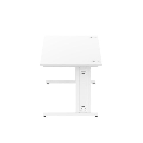 Impulse 1800x800 White WH Cable Leg