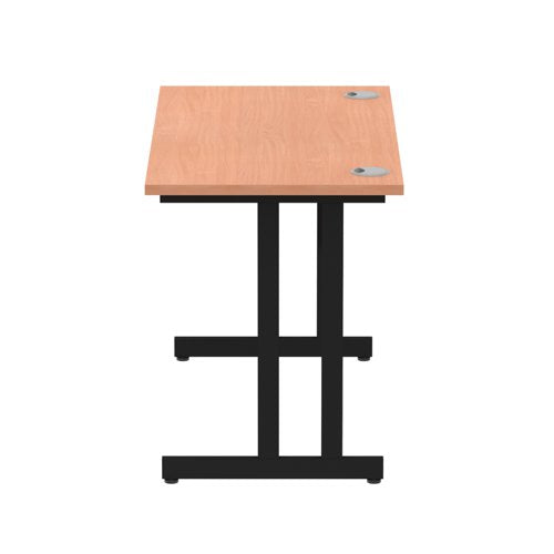 Impulse 1200x600 Beech Black Leg