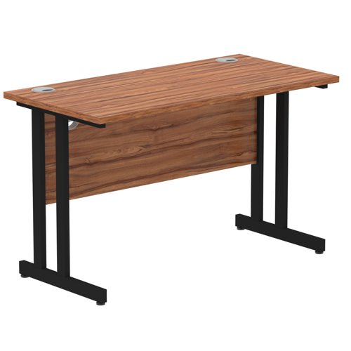 Impulse 1200x600 Walnut Black Leg