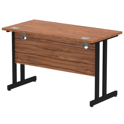 Impulse 1200x600 Walnut Black Leg