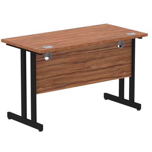 Impulse 1200x600 Walnut Black Leg