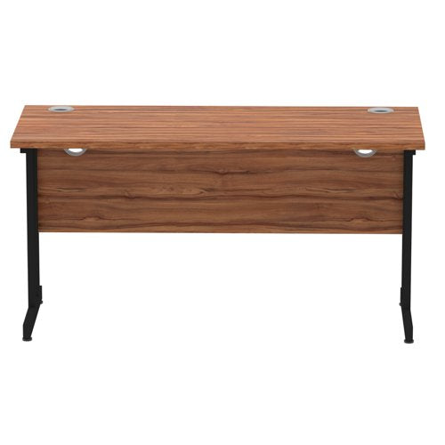 Impulse 1400x600 Walnut Black Leg