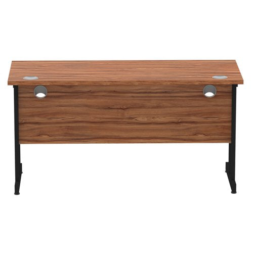 Impulse 1400x600 Walnut Black Leg