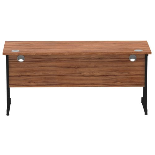 Impulse 1600x600 Walnut Black Leg
