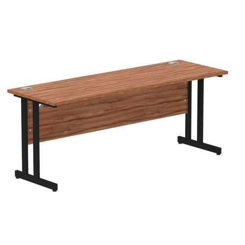 Impulse 1800x600 Walnut Black Leg