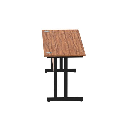Impulse 1800x600 Walnut Black Leg