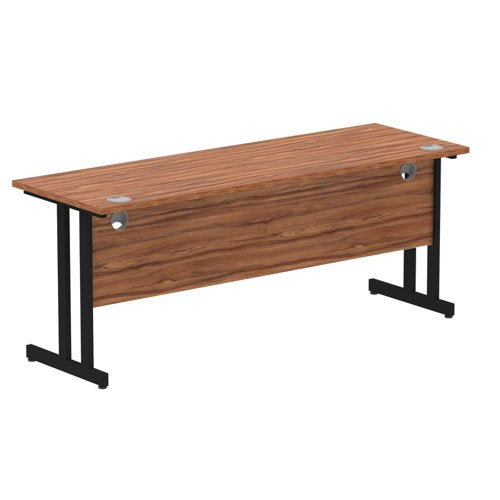 Impulse 1800x600 Walnut Black Leg