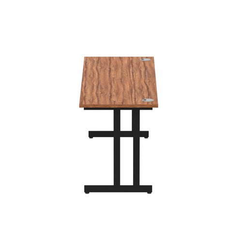 Impulse 1800x600 Walnut Black Leg