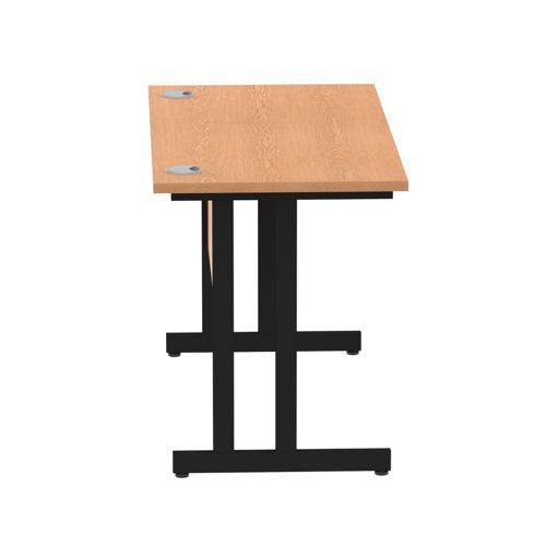 Impulse 1200x600 Oak Black Leg