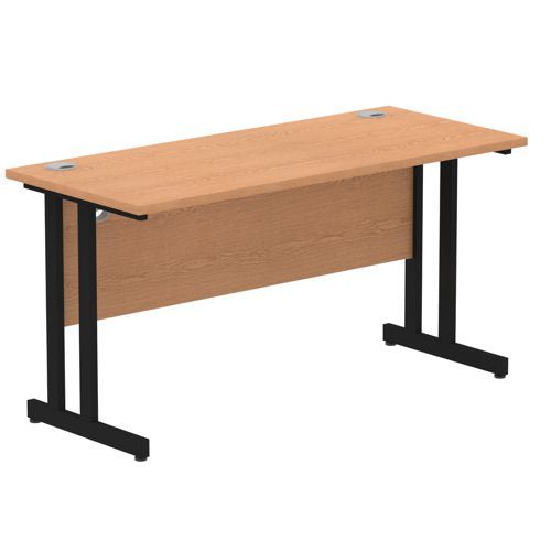 Impulse 1400x600 Oak Black Leg