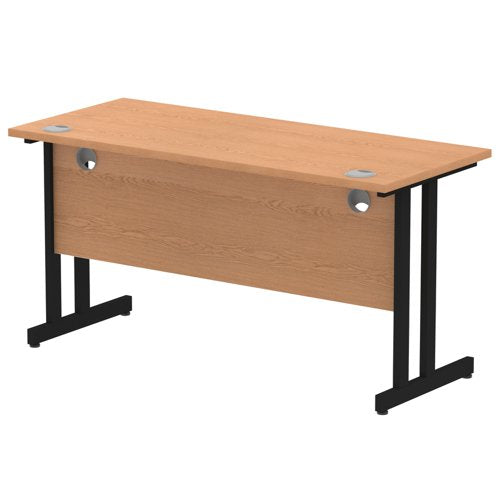 Impulse 1400x600 Oak Black Leg