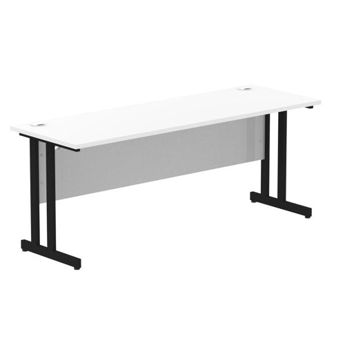 Impulse 1800x600 White Black Leg