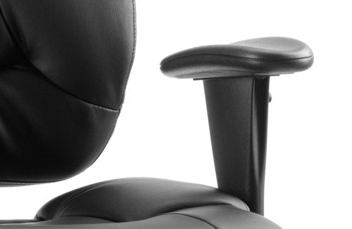 Galaxy Chair Black Leather