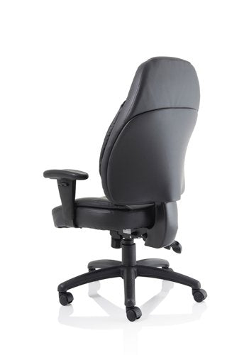 Galaxy Chair Black Leather