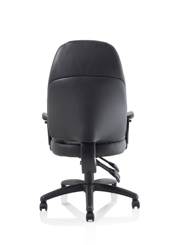 Galaxy Chair Black Leather