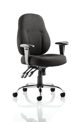 Storm Chair Black Fabric wArms