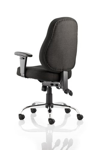 Storm Chair Black Fabric wArms