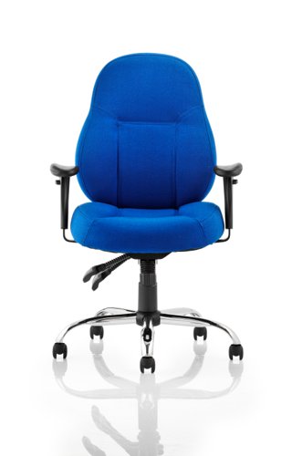 Storm Chair Blue Fabric wArms