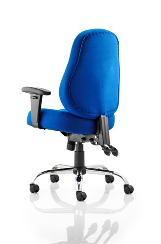 Storm Chair Blue Fabric wArms