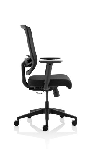Ergo Twist Fabric Seat Mesh Back BK