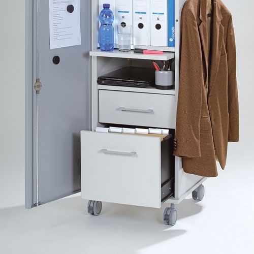Rocada Office Caddy 47x120x50cm Grey