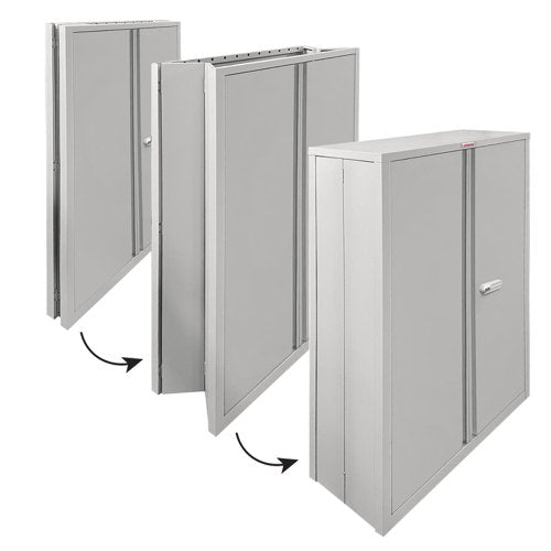 SCF1491GGE Steel Cupboard ElecLock GY