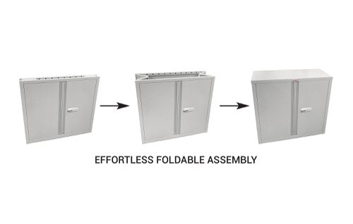 SCF1891GGE Steel Cupboard ElecLock GY