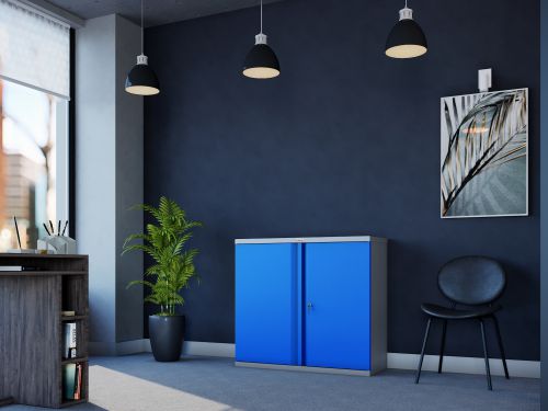 Phoenix SCL 1 Shelf Cbrd Blue KeyLock