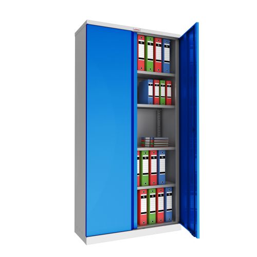 Phoenix SCL 4 Shelf Cbrd Blue KeyLock