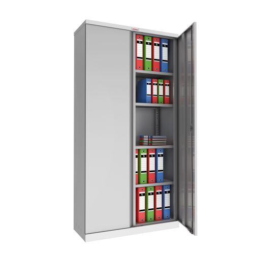 Phoenix SCL 4 Shelf Cbrd Grey KeyLock