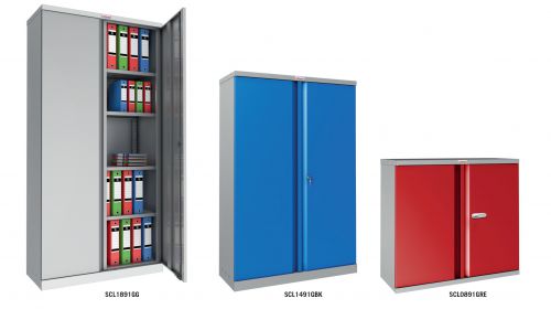 Phoenix SCL 1 Shelf Cbrd Blue E Lock