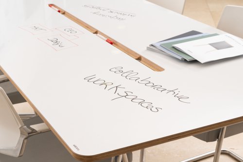 Dry Erase Meeting Desk 2100x1000mm
