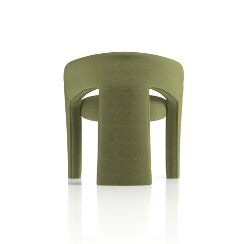 Boho Fabric Armchair Forest Green