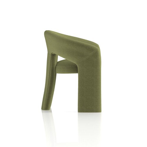 Boho Fabric Armchair Forest Green