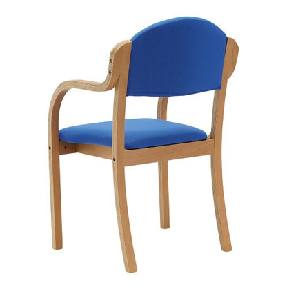Tahara Armchair Blue Fabric BCH Frame