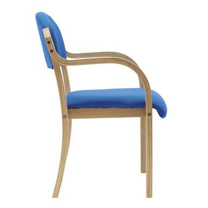 Tahara Armchair Blue Fabric BCH Frame