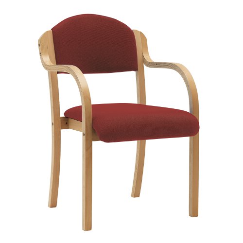 Tahara Armchair Wine Fabric BCH Frame