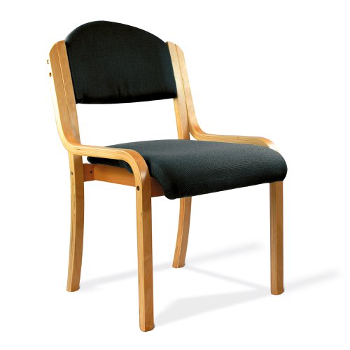 Tahara Side Chair BK Fabric BCH Frame