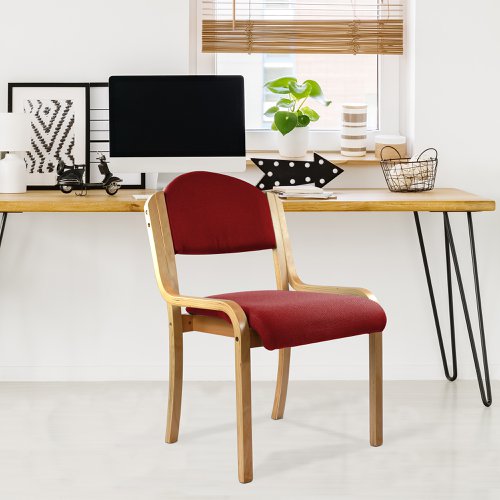 Tahara Side Chair WN Fabric BCH Frame