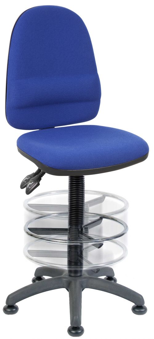 ErgoTwin Deluxe Drafter Fixed Arms BL