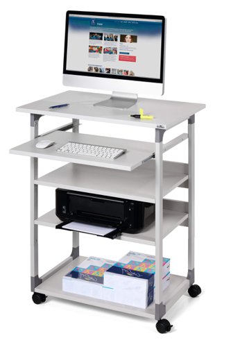 Durable PC W/Station Trolley 75 VH GY