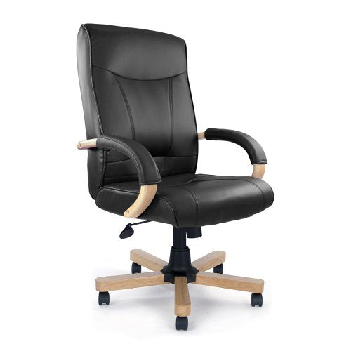 Troon High Back Exec Chair Black
