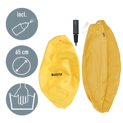 Leitz Ergo Cosy Sitting Ball Warm Yellow
