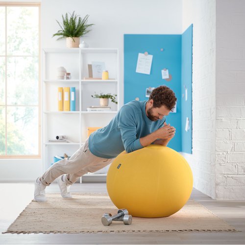Leitz Ergo Cosy Sitting Ball Warm Yellow