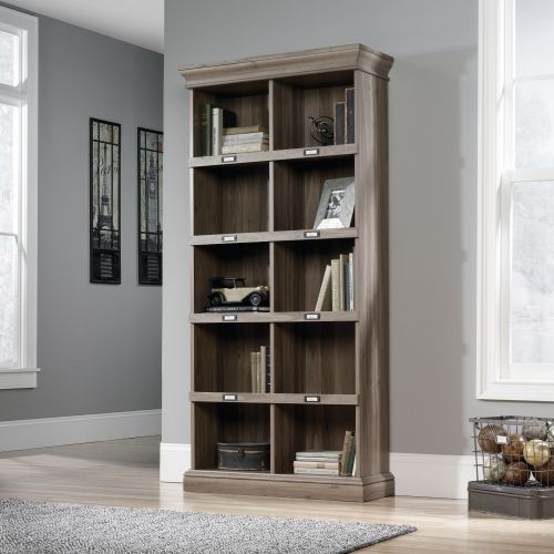 Barrister Home Tall Bookcase Salt Oak