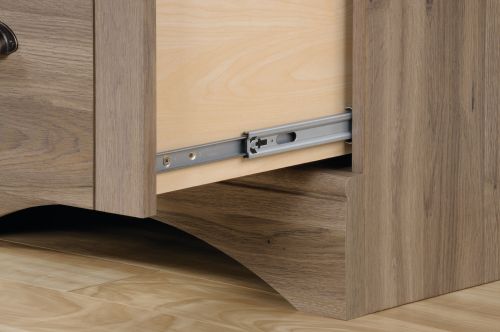 Louvre Hutch HomeOffice Desk Salt Oak
