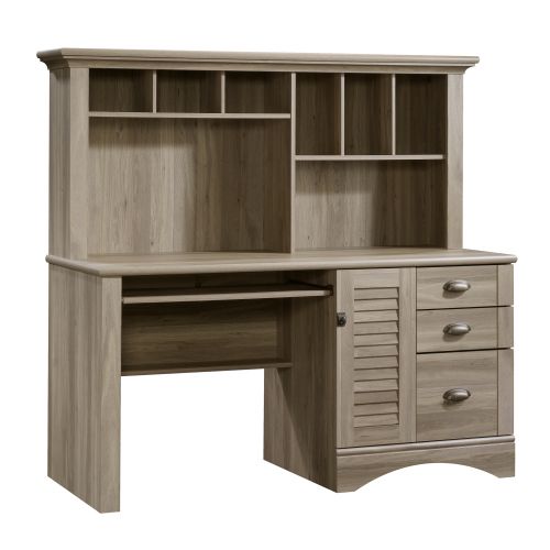 Louvre Hutch HomeOffice Desk Salt Oak