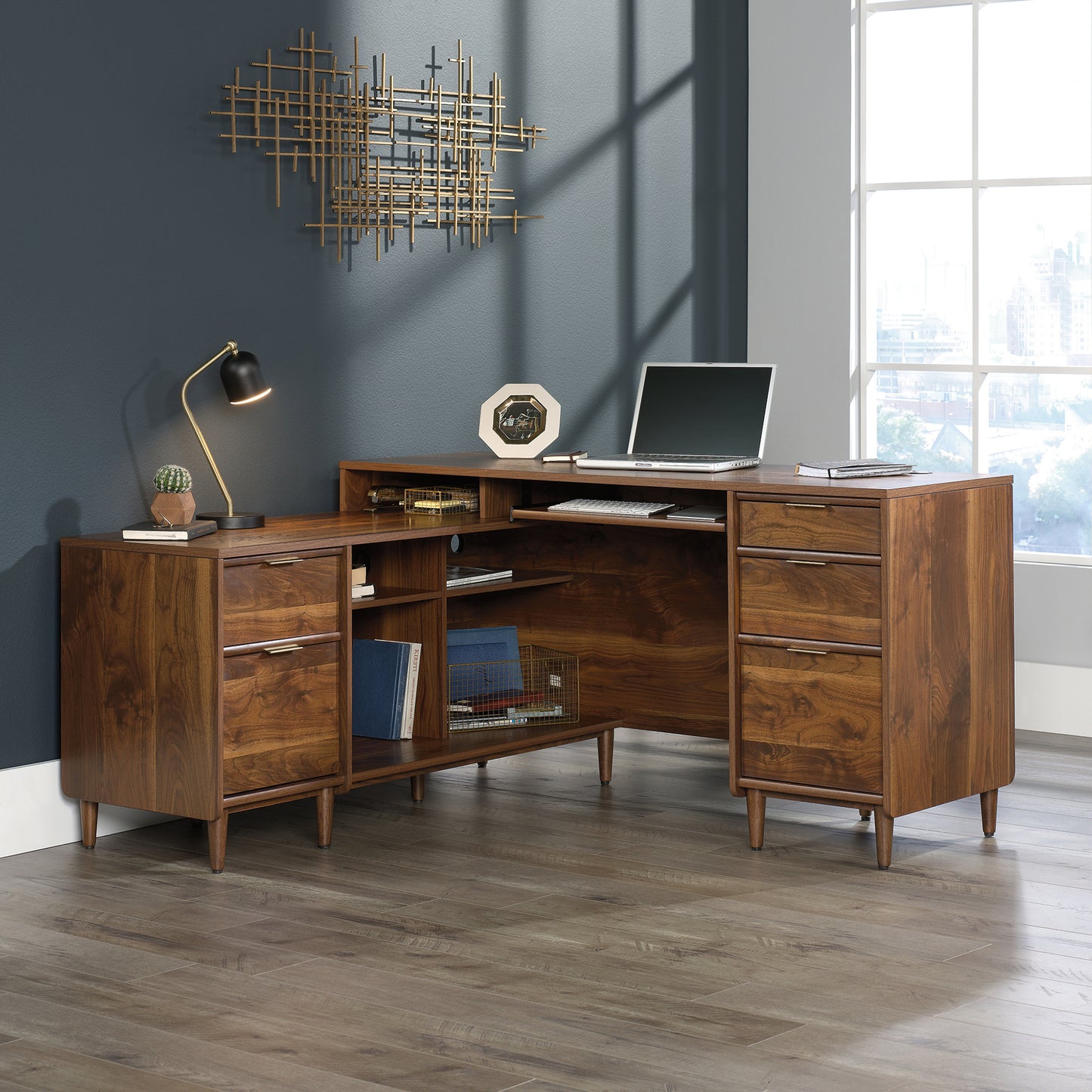 CLIFTON PLACE L-SHAPED DESK