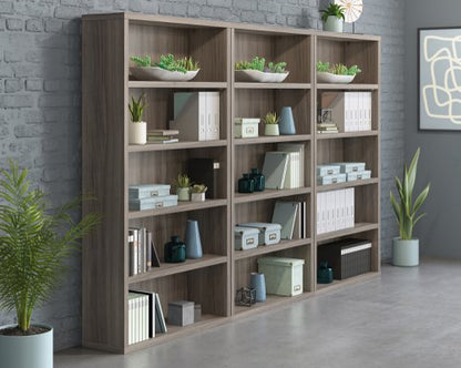 Affiliate 5 Shelf Bookcase Hudson Elm