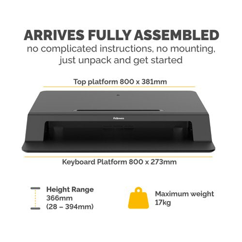 Fellowes Lotus LT Sit Stand Station
